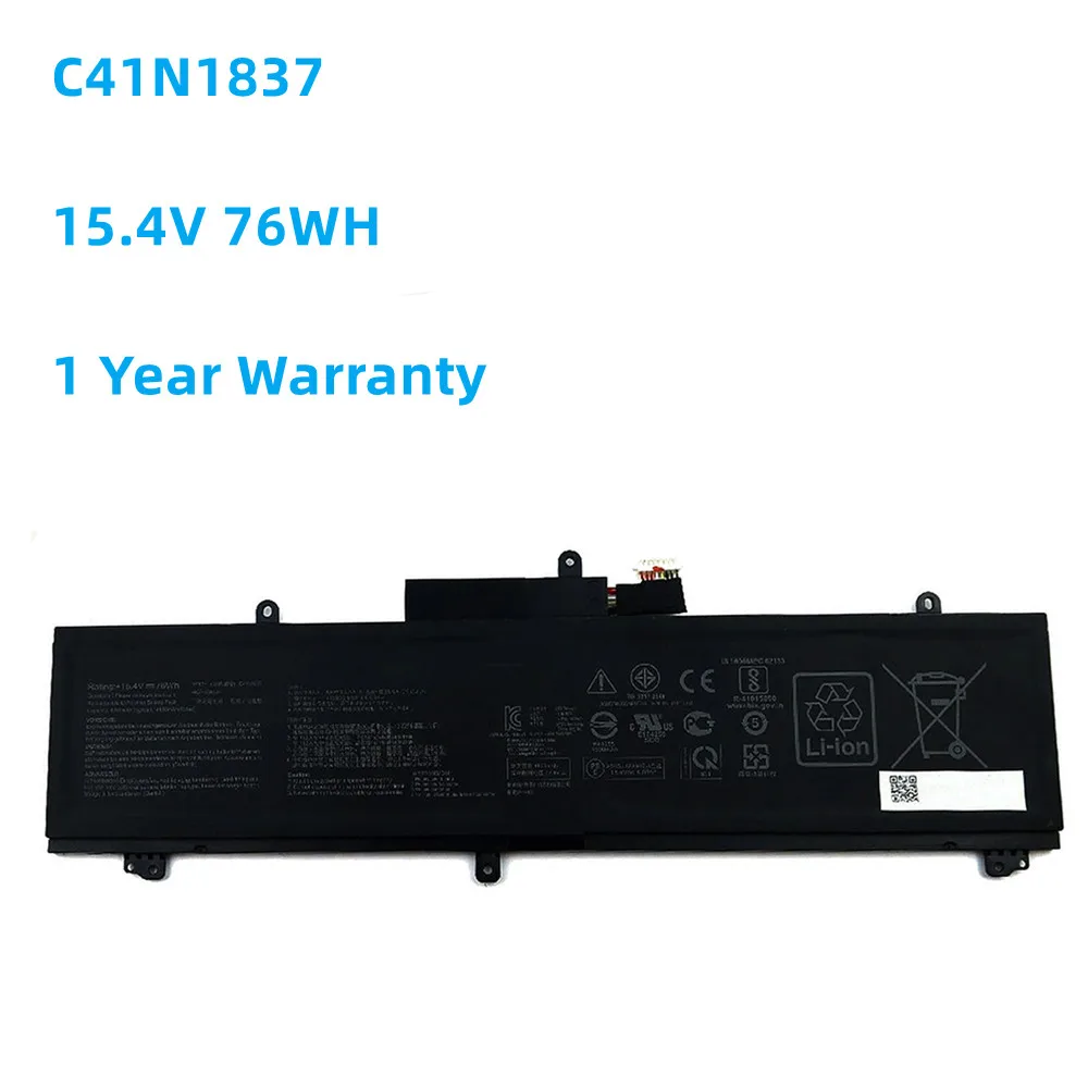 

C41N1837 0B200-03380100 Laptop Battery for GU502GU GU502GV GU532GU GX502GV GX502GW 15.4V 76Wh