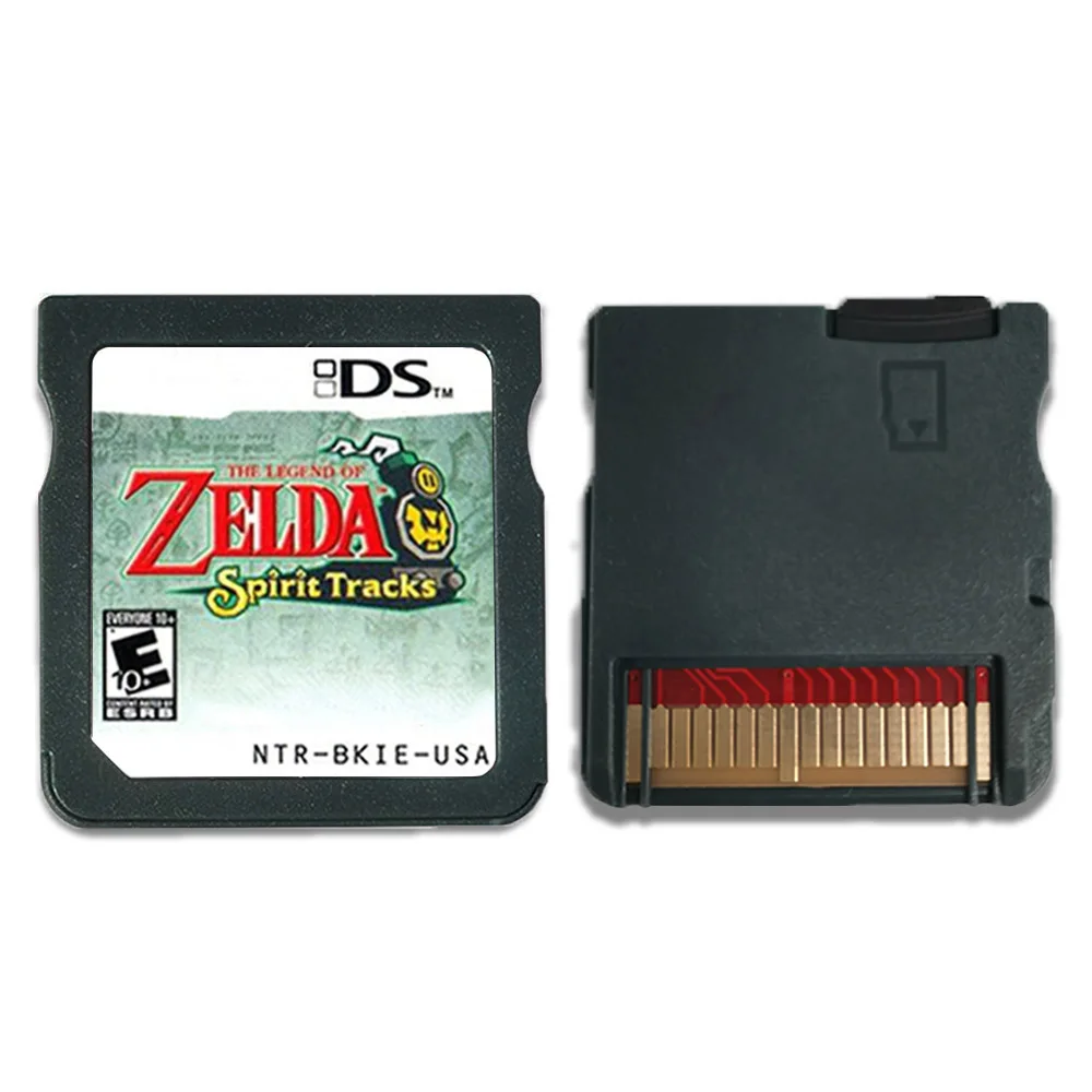 DS Boxed Game Card  Legend of Zelda Phantom Hourglass/Spirit Tracks USA Version (R4 Version) NDSL 2DS 3DS No manual view 4