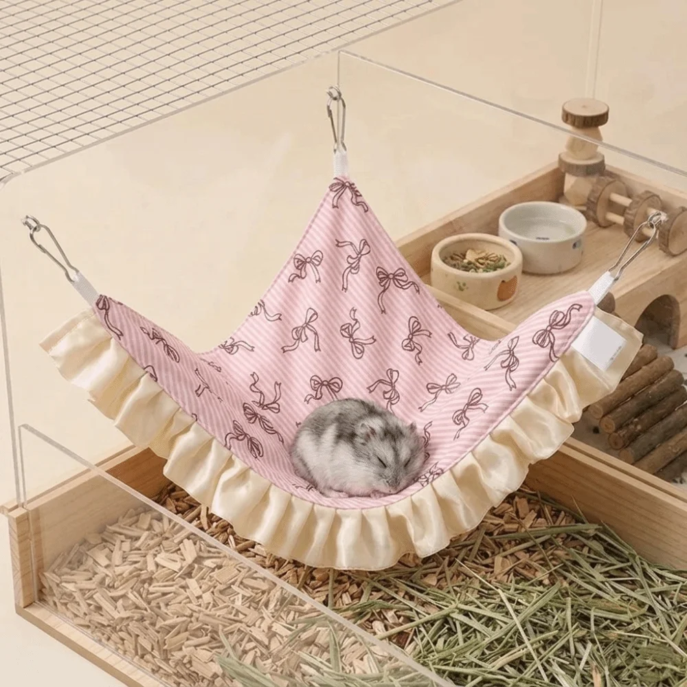 Breathable Breathable PET Hammock Compact Corner Hanging Small Pet Hammock Metal Guinea Pig For Pet Hamster