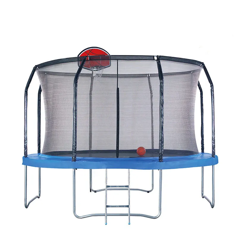대형 어린이 야외 트램펄린 세트 (보호망 포함) - 공장 직판매, 아이들 놀이터용 재미있는 점프 안전 장비