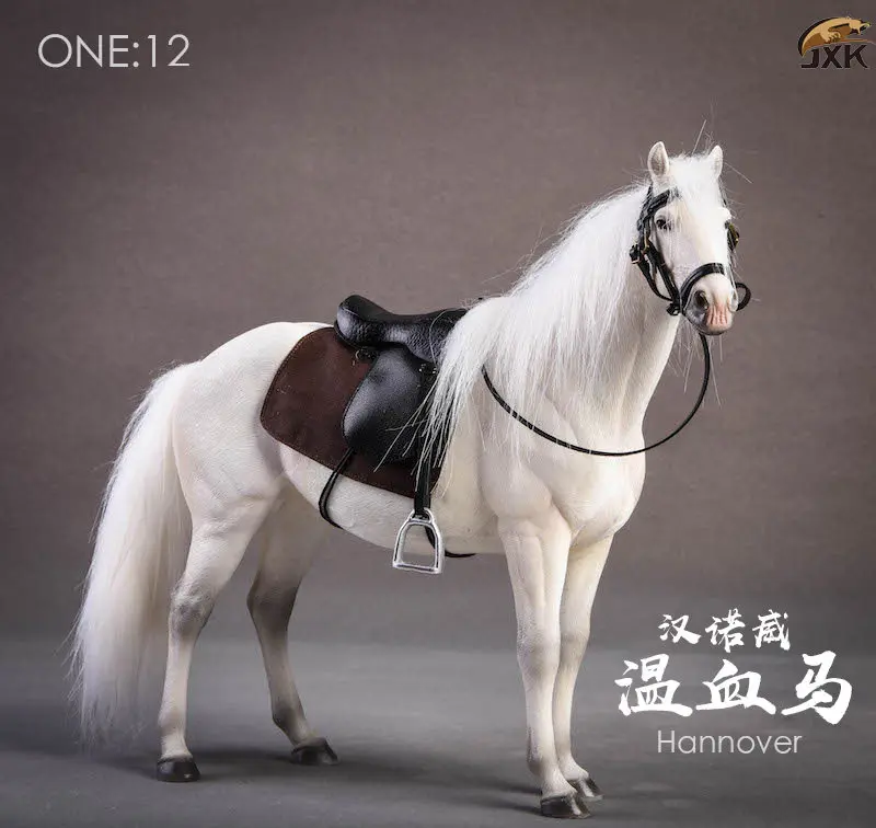New 1/12 Scale Simulation Resin Warm Blood Horse Mounts Horse Animal Model Toys Decoration Collection Display Dolls Gifts For Fa
