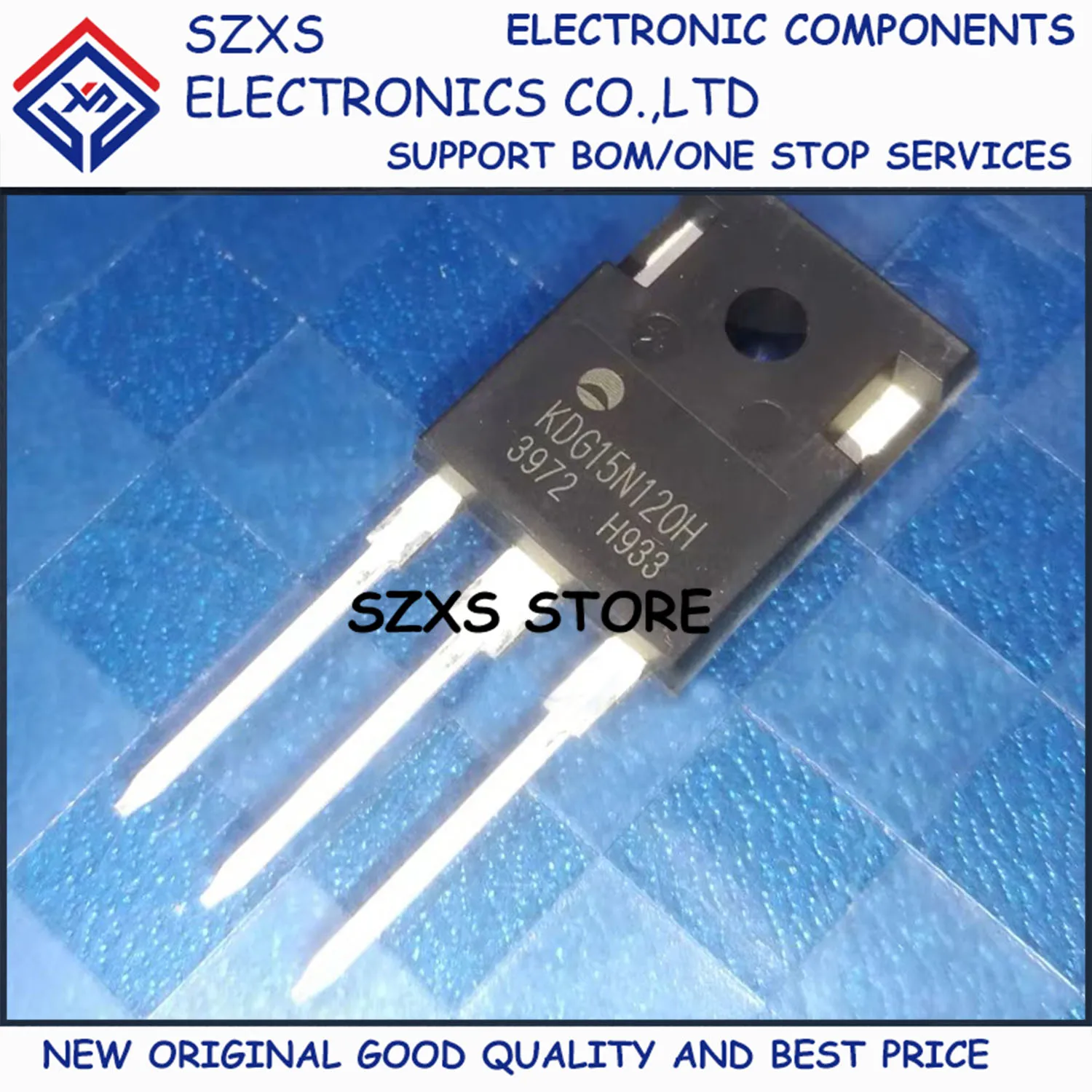

New Original 10Pcs KDG15N120H TO-247 15A 1200V Powerful IGBT Transistor In Stock Electronic Components Good Quality