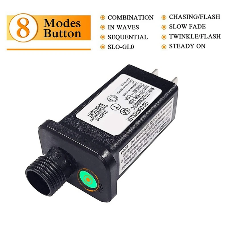 1 Stück 24V Transformator Stecker Netzteil einfach zu installieren geeignet für Weihnachten Halloween LED Ausrüstung Dekorationen EU Stecker