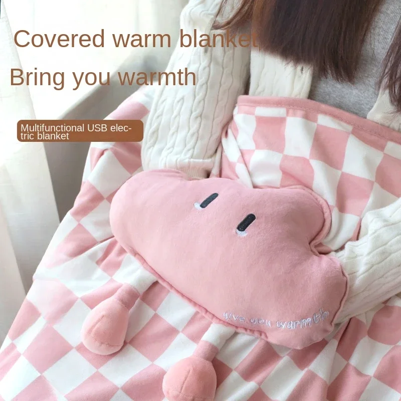 

USB Warming Blanket, Leg Covering Office Heating Device, Winter Electric Shawl, Heated Seat Cushion, Foot Warming Device