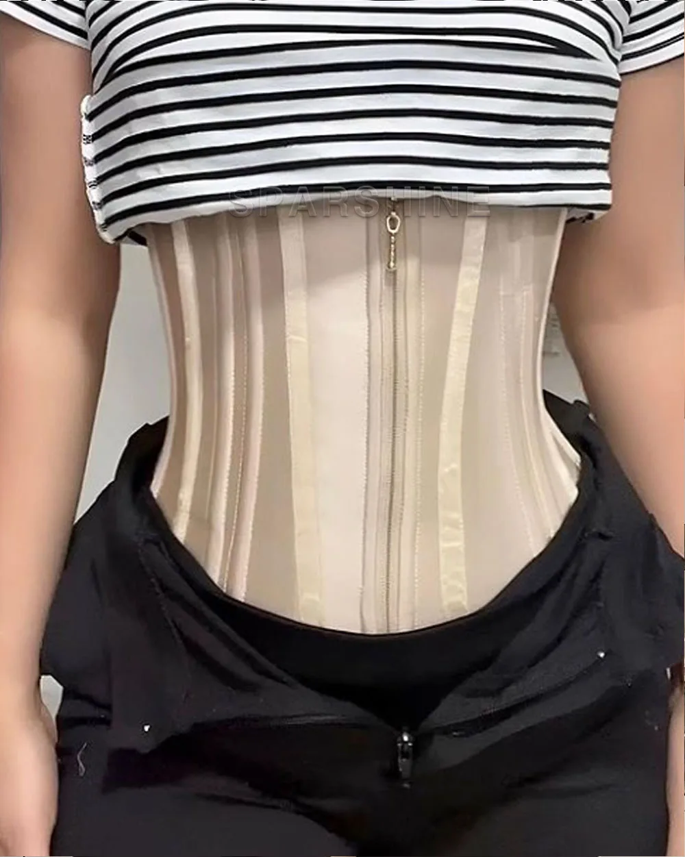 High Compression Hourglass Waist Training Belt Body Shaper Tummy Slimming Belts For Women Remove The Belly