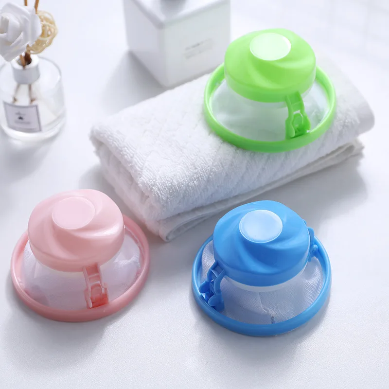 1Pcs Washing Machine Bag Mesh Filtering Hair Floating Laundry Device Wool Washer Style Cleaning Needed Cleaner