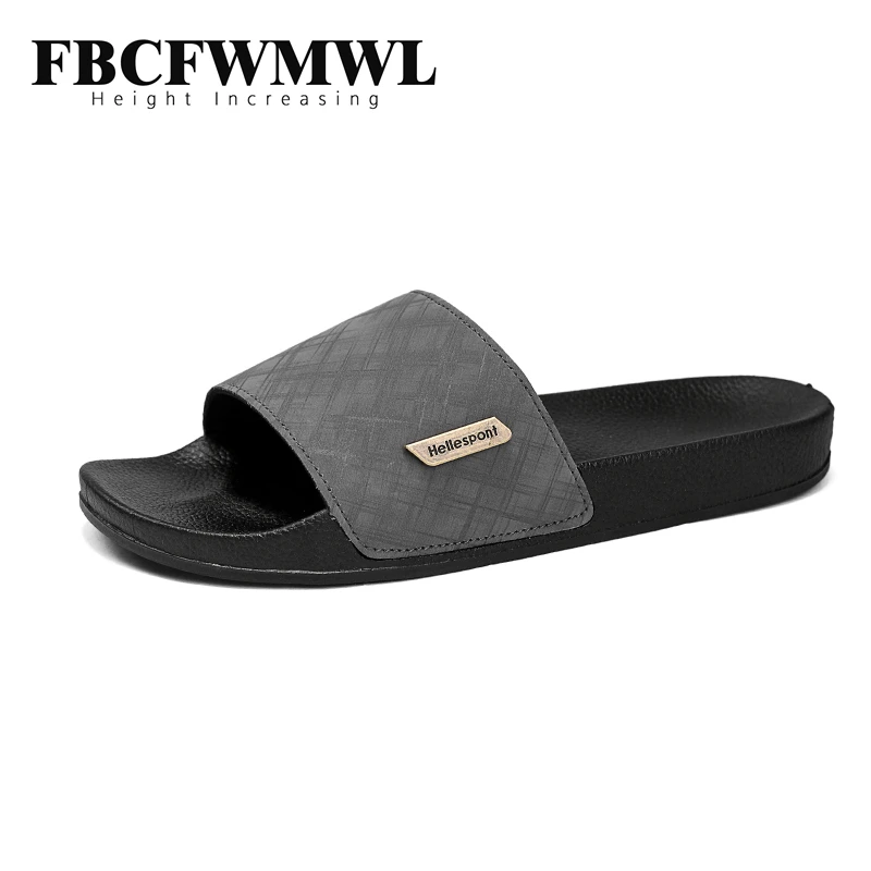 

Роскошные брендовые мужские шлепанцы, нескользящие износостойкие уличные домашние тапочки, новая удобная модная классическая обувь для студентов