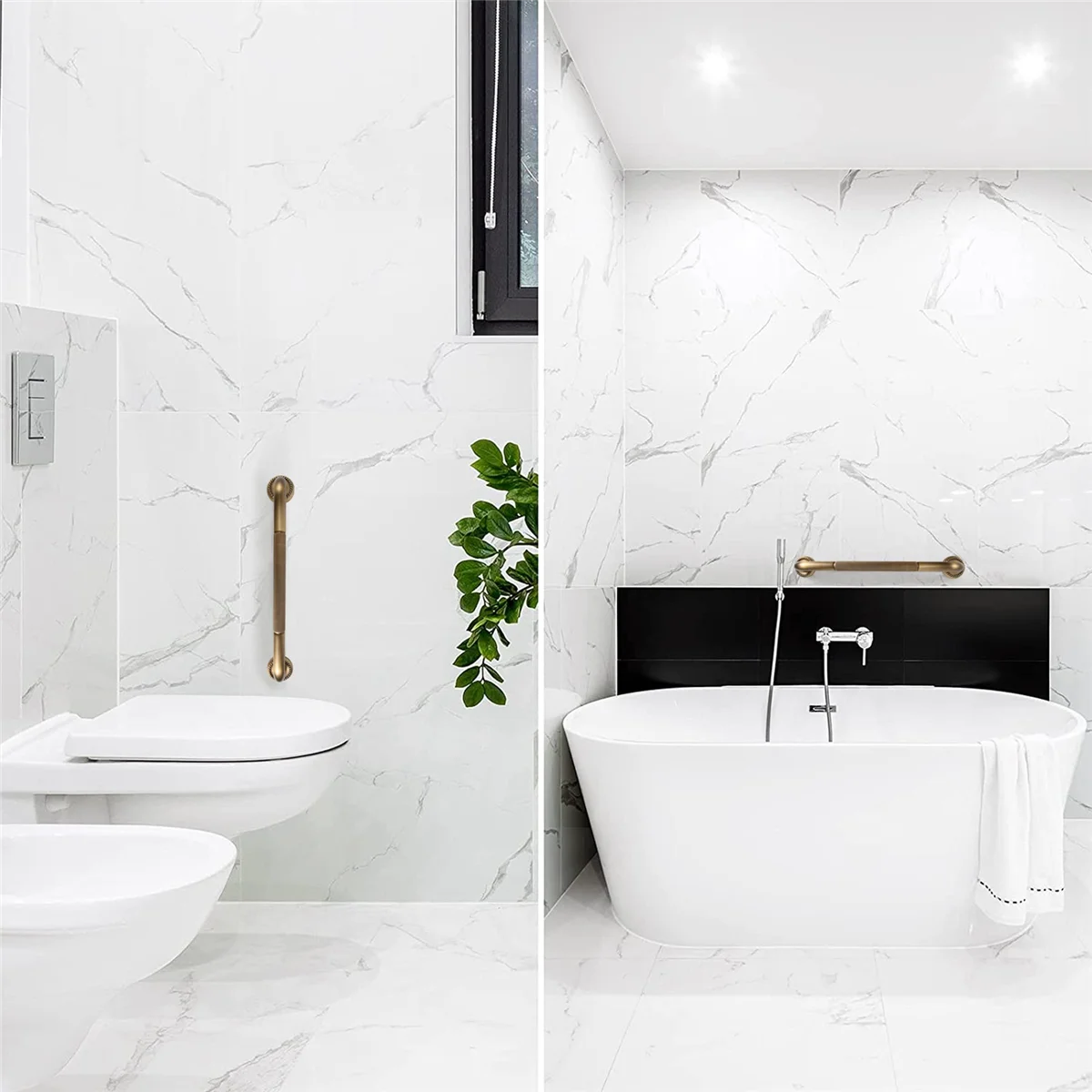 Neue Badewanne Haltegriff Antike Messing Haltegriff Haltegriff Armlehne Griff Toilette Ältere Handlauf Hause Sicherheit Wand Montiert