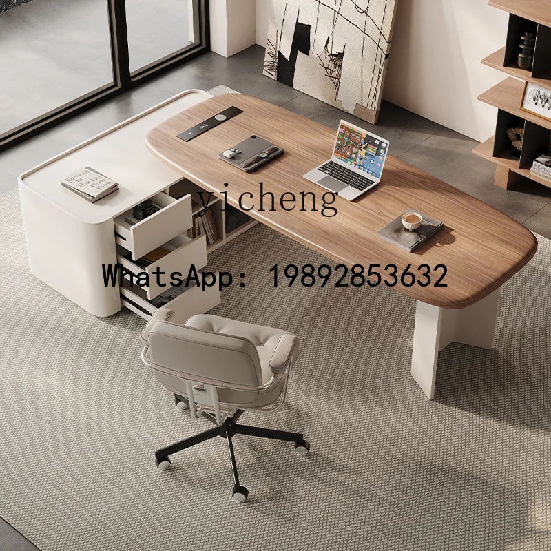 

X7 solid wood desk high-end medical beauty consultation table modern simple computer desk