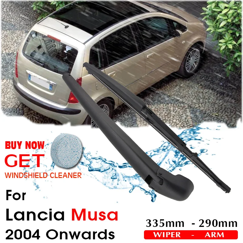 

Car Wiper Blade Rear Back Window Windscreen Windshield For Lancia Musa Hatchback 335 mm 2004 Onwards Auto Accessories