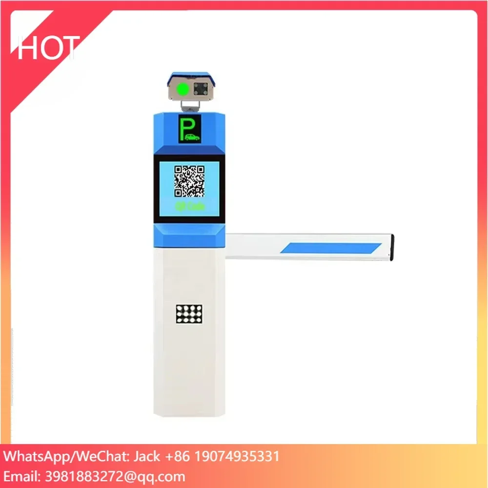 Vehicle Access Control Electronic Barrier Gate Parking System Automatically Payment Machine Parking Lot Management