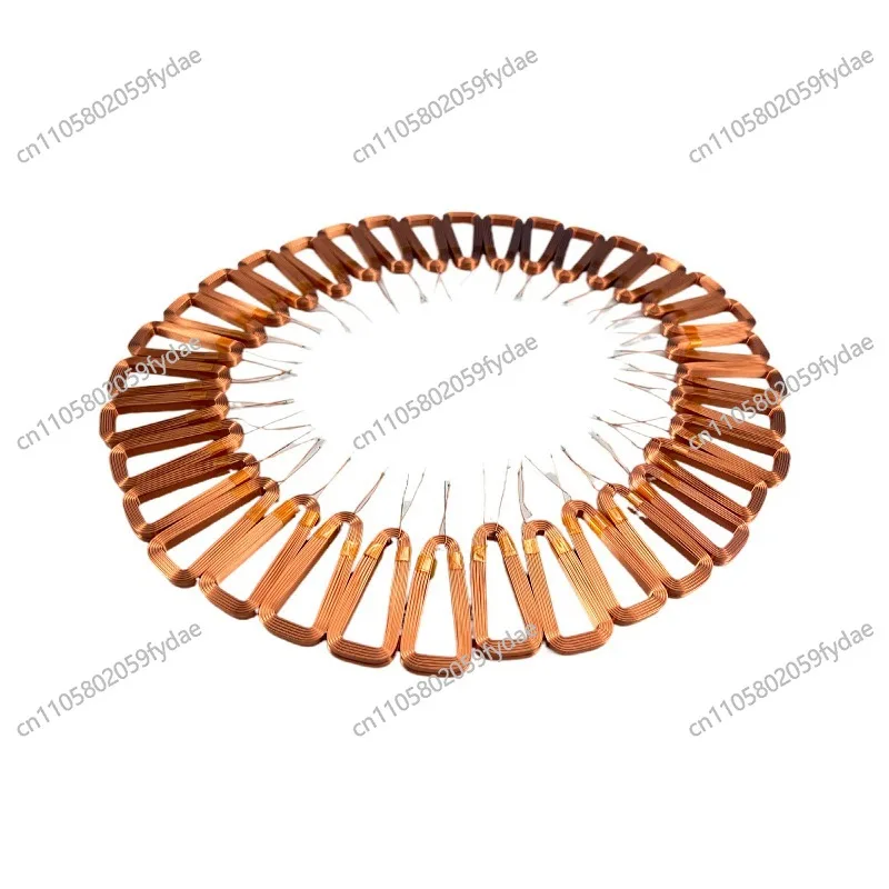 DIY disc coreless generator coil, three-phase, low-speed power generation, high efficiency, self-adhesive coil, permanent magnet