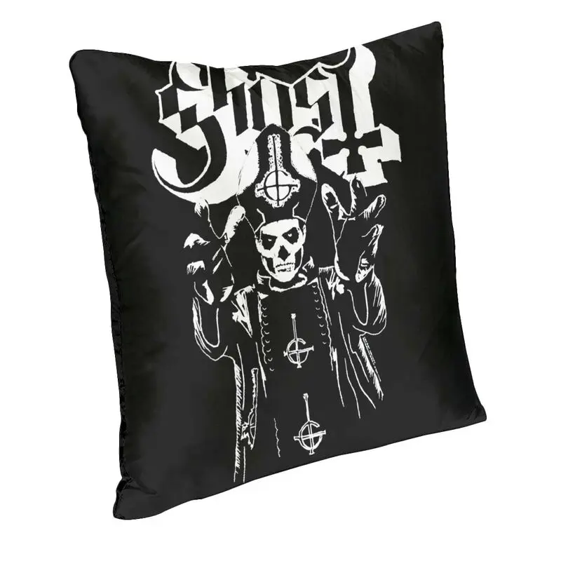 Swedish Rock Band Ghost Cushion Covers Sofa Home Decorative Square Throw Pillow Cover 45x45cm