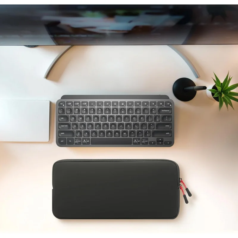 Etui na klawiaturę Geekria kompatybilne z Logitech MX Keys Mini, Apple Magic Keyboard MXCL3LL/A, Keychron B1 Pro (czarne) — zdjęcie produktu 6