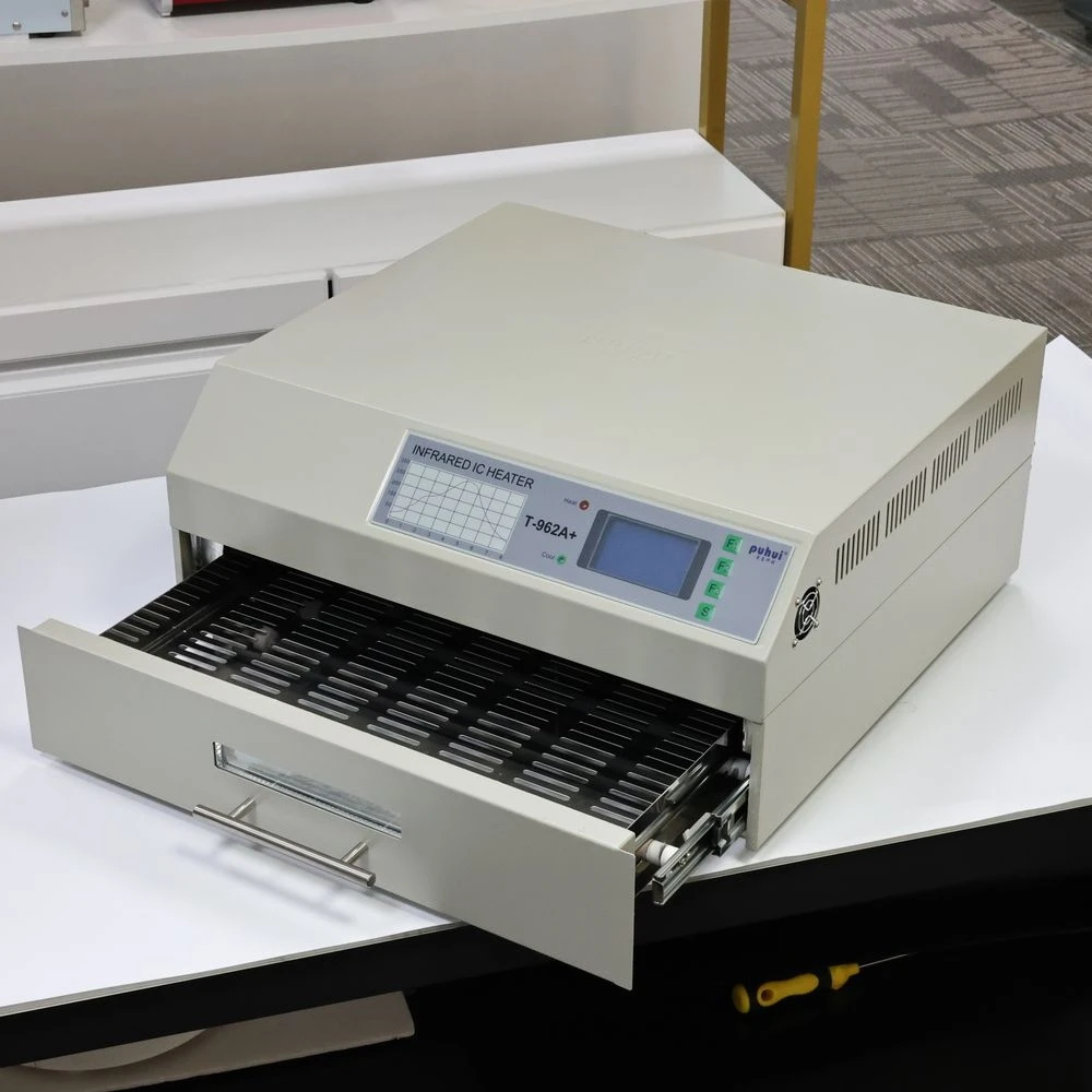 PCB 납땜 장비용 Puhui T-962A+ 경제적인 무연 리플로우 납땜 오븐 데스크탑 리플로우 오븐