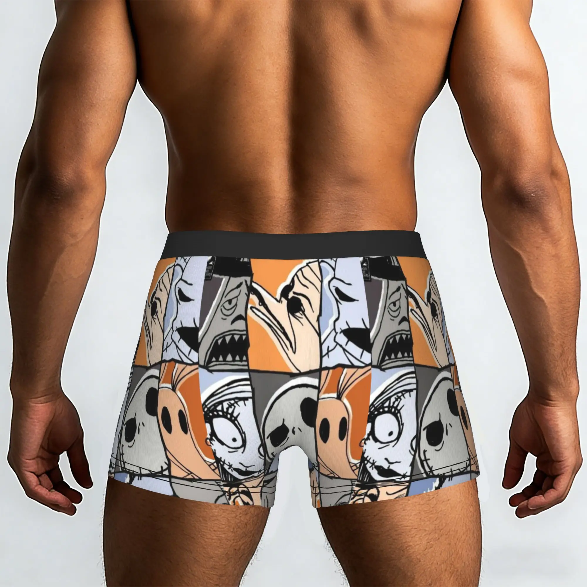 Custom Jack Anime S-Skellingtones Boxers Shorts Men  Briefs Underwear Novelty Underpants
