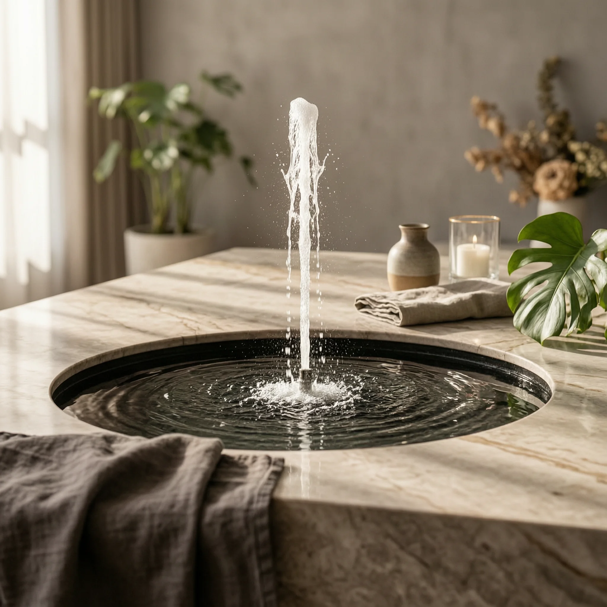 Fountain Spray Head Stainless Steel Fountain Jet Nozzle Nozzle with Threaded Connection Medium-Sized Practical