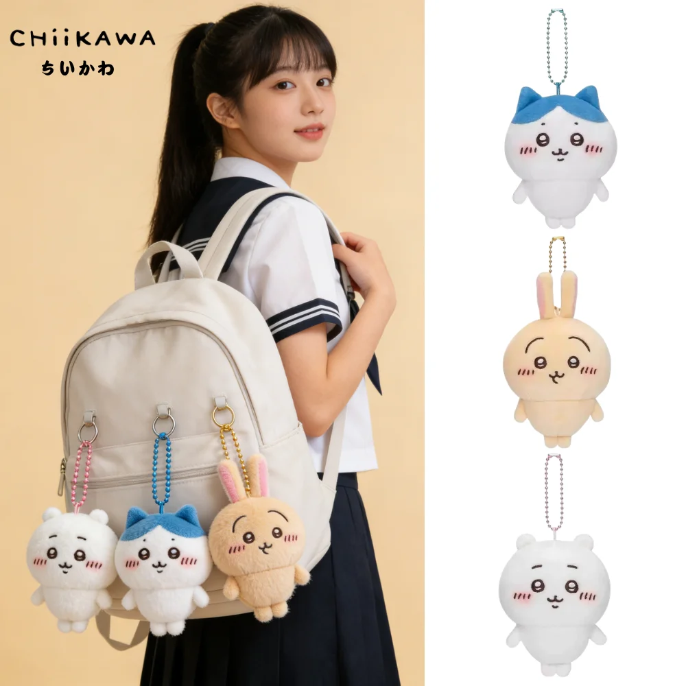 

3pcs Kawaii Chiikawa Plush Doll | Anime Cute Hachiware Cartoon Bag Pendant Keychain Doll | Pendant Cute Toys Birthday Present