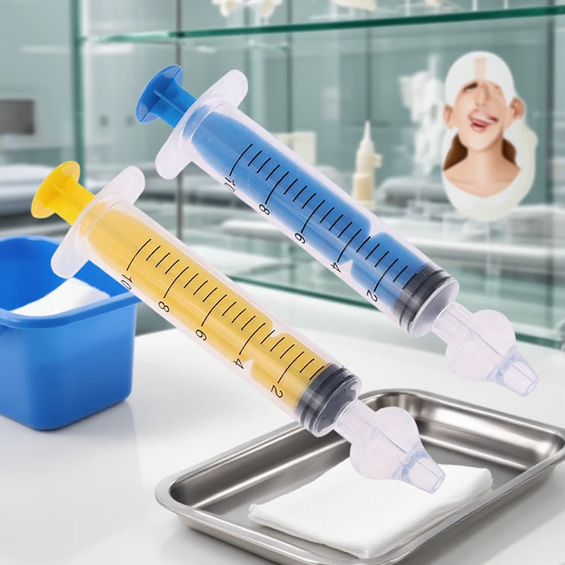 Jeringa para bebé, aspirador Nasal de silicona, aspirador Nasal para recién nacido, lavadora Nasal para rinitis, herramienta de tubo de aguja para nariz limpia para niños