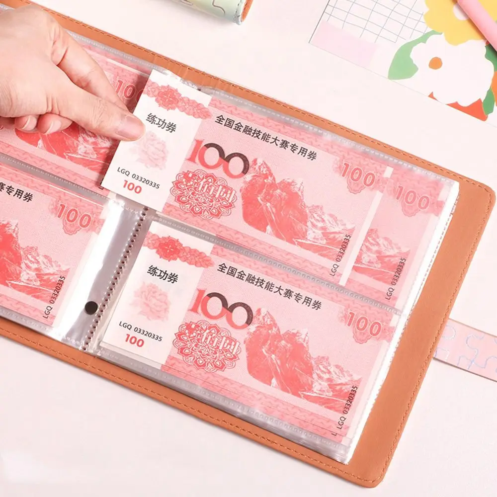 Save Money 200 Envelopes Money Saving Challeng With Password Lock PU Mini Binder Savings Challenge Large Capacity Reusable
