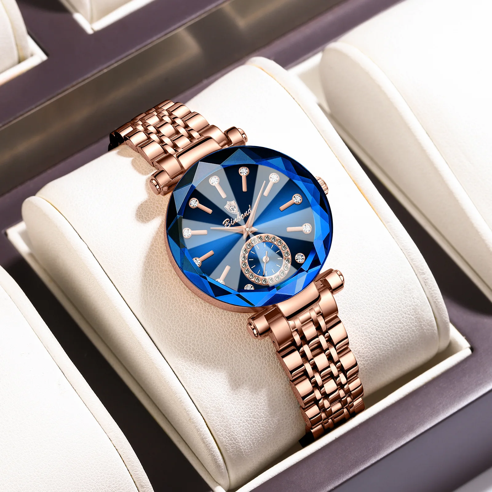

Women Rose Gold Watches Top Brand Luxury Fashion Stainless Steel Women Watch For Quartz Relogio Ladies Waterproof Wrist Watches