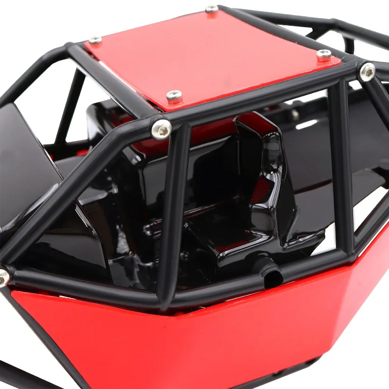 Quadro de gaiola para tubo de carro de plástico, para carro crawler 1/10 rc axial scx10 traxxas trx4 defender bronco, acessórios da moda diy