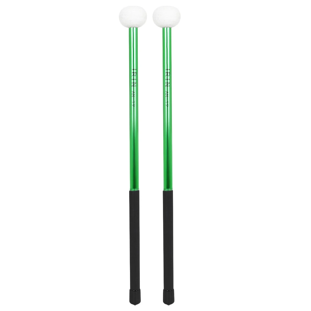 

2 Pcs Aluminum Alloy Drumsticks Bass Mallets Accessories Replacement Hammer Child