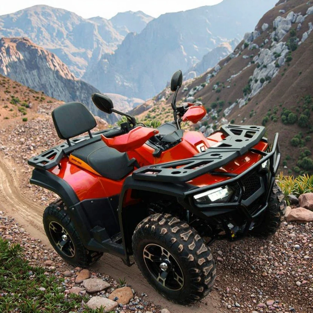 Heavy Duty Adventure ATV Sport Utility ATV, Water Cooled Engine with Electric Key Start and Reverse