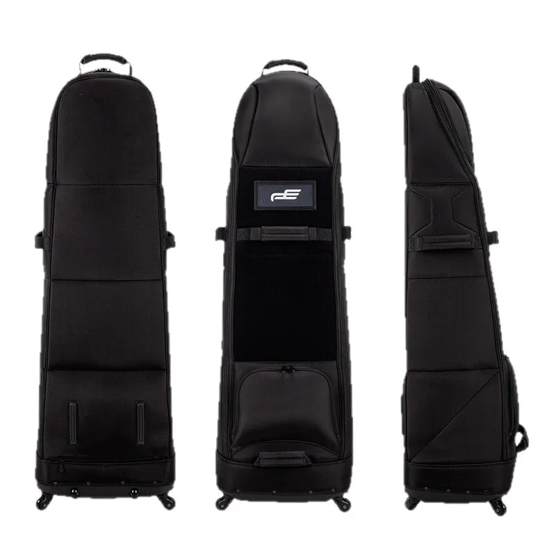 PLAYEAGLE Golf Travel Bag with 6 Wheels Easy Push Pull Airline Approved Durable Cover