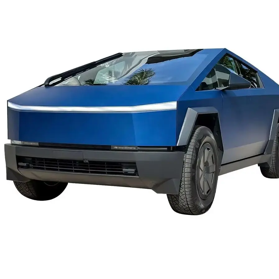 

For Tesla Cybertruck 2024-2026 DIY Blackish Purple Precut Body Color Change Paint Protection Wrap Film PVC Exterior Accessories