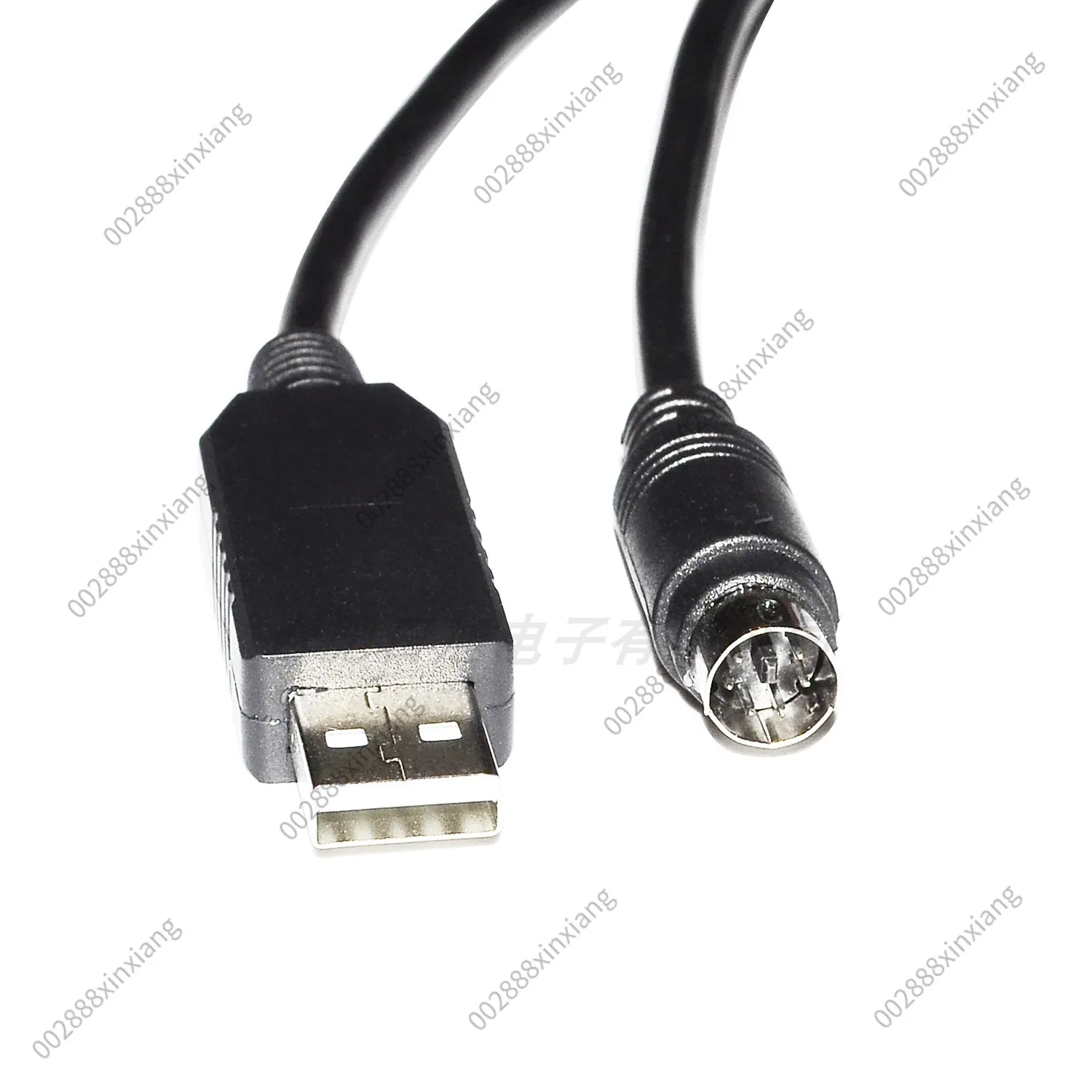 1.8m USB To MD6 6-pin Round Head Suitable for YAESU FT-840/890/900 CAT-890 Programming Cable