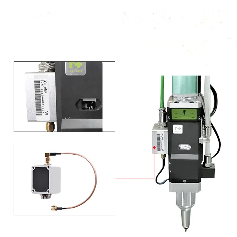 Imagem -06 - Weihong-original Preamplifier Sensor Capacitivo Laser Controlador de Corte Precitec Raytools Wsx Weihong Laser Head Se001