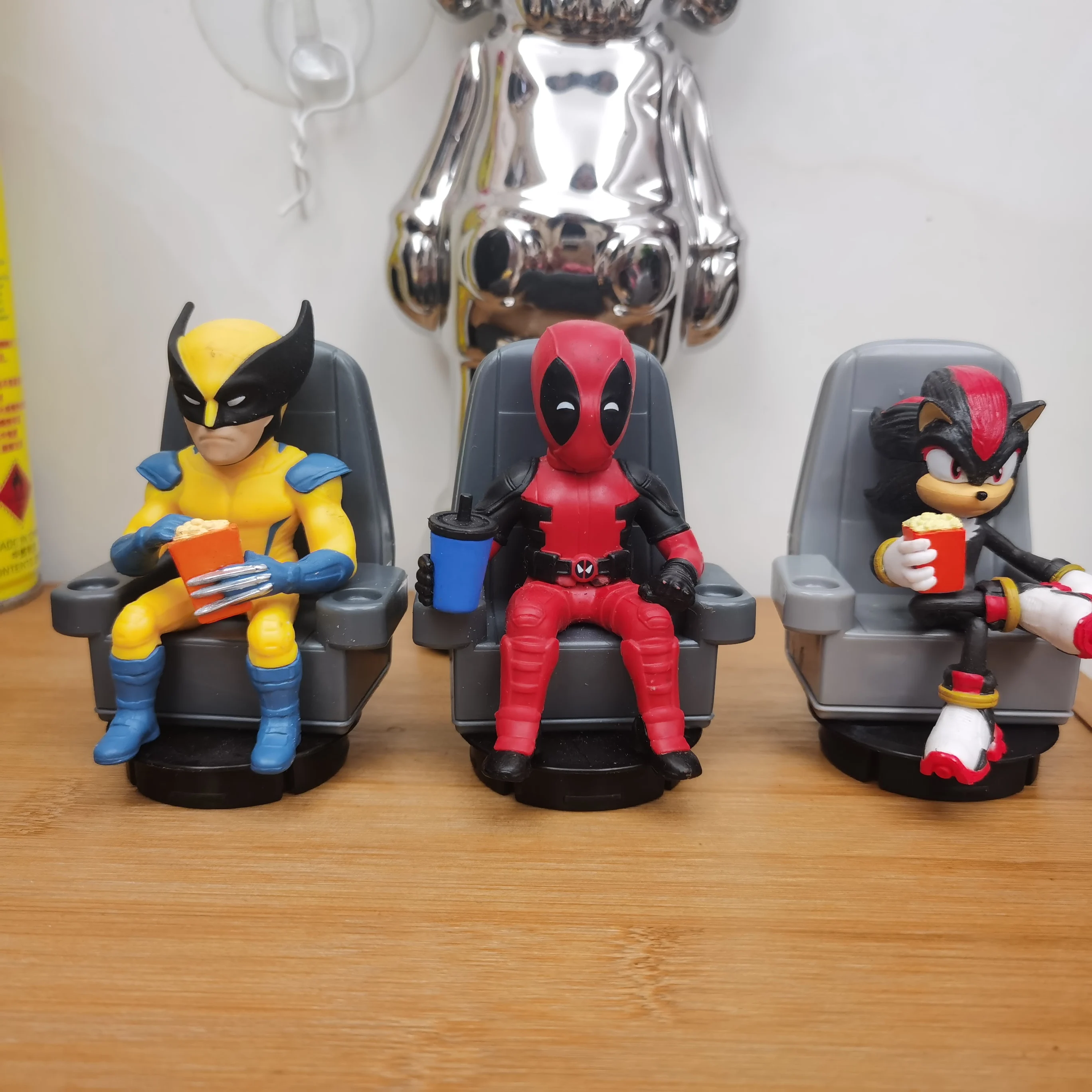 

Deadpool & Wolverine Movie Topper Figure Loose Figurine Toy Model Action Figures Collectible Desktop Decoration Collect Gifts