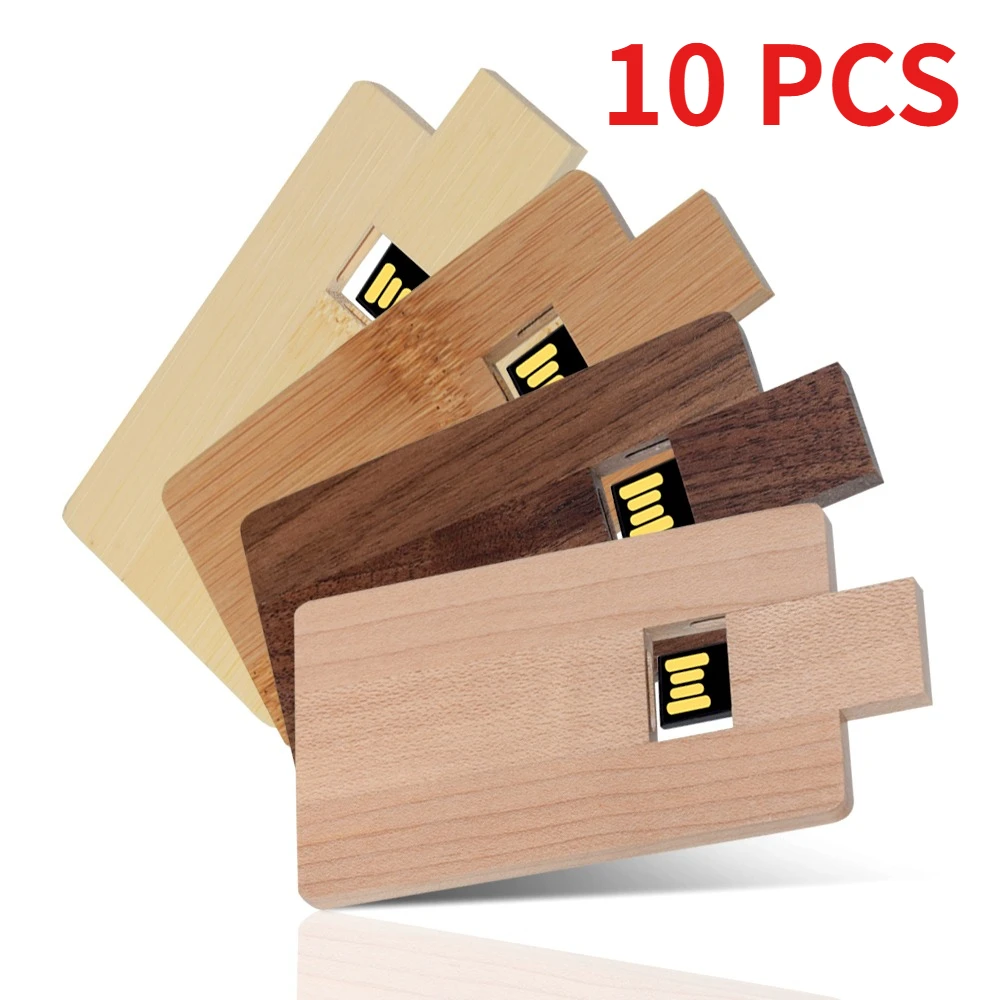 

10 шт., бесплатный индивидуальный логотип, USB 2,0, флэш-накопители, 128 ГБ, деревянный флэш-накопитель, 64 ГБ, 32 ГБ, U-диск, креативный свадебный подарок, Pendrive