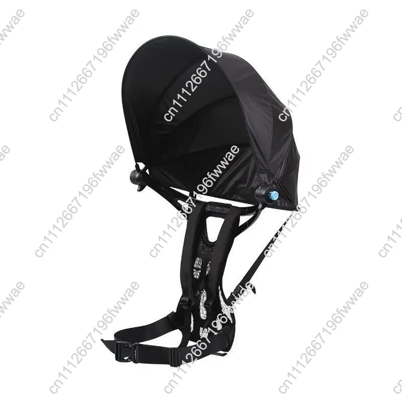 Backpack Parasol Portable Hiking Tea Picking Outdoor Labor Cycling Fishing Folding Double Shoulder Umbrella