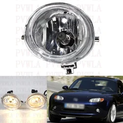 For Mazda MX-5/Miata 2006 2007 2008 2009 2010 2011 2012 2013 2014 2015 Left Side Front Bumper fog lights Lamp With Halogen Bulbs