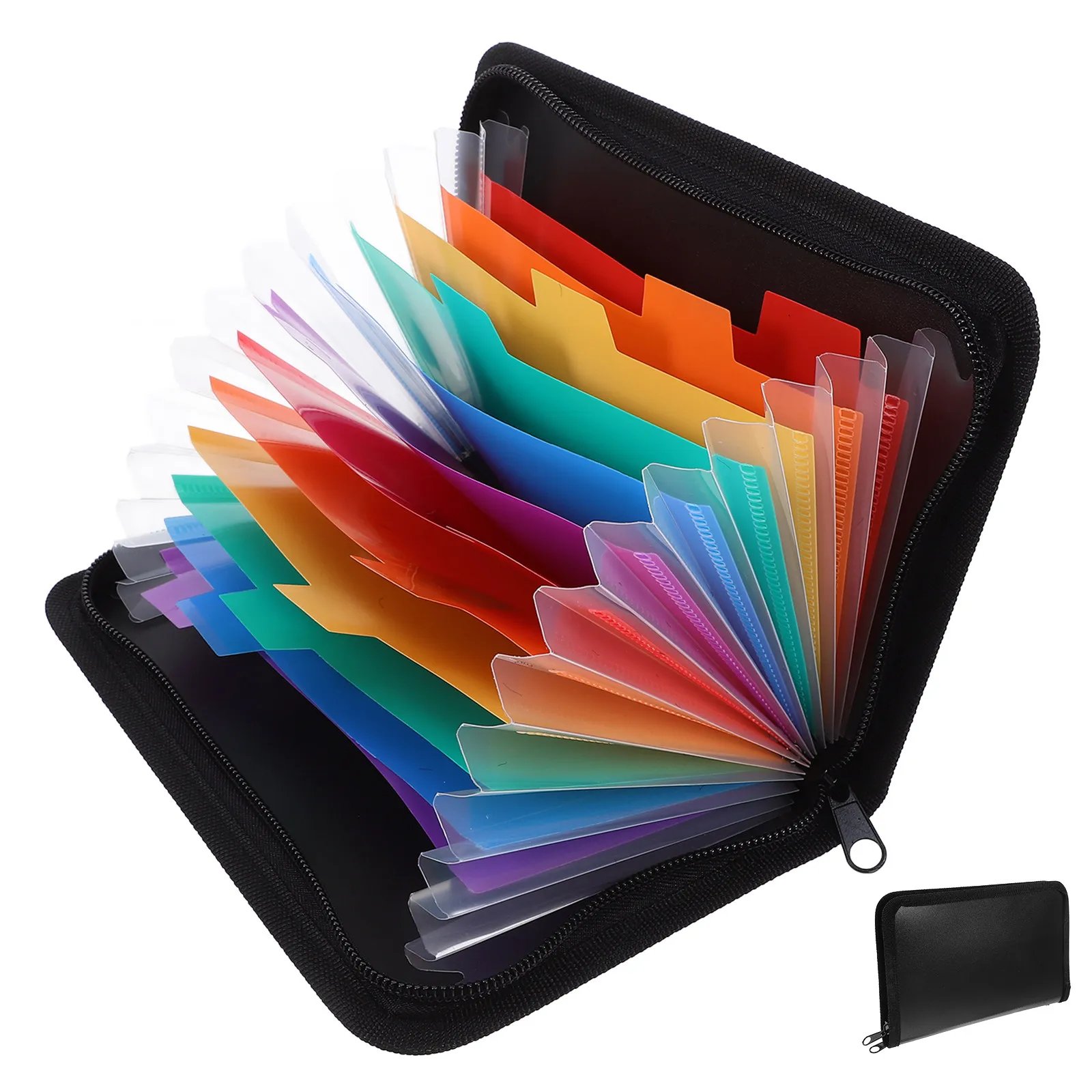 

Receipt Organizer Portable Expanding File Folder Multi-Grid Document Storage Bag For Papers Bills Vouchers Tickets Accordion