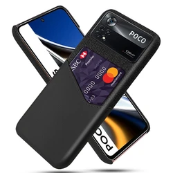 Business Case For Xiaomi Poco X4 Pro 5G X3 NFC GT F3 C3 F1 Funda Card Slots Cover For Xiomi Poco M4 M3 M2 F2 X4 X3 Pro 5G Coque