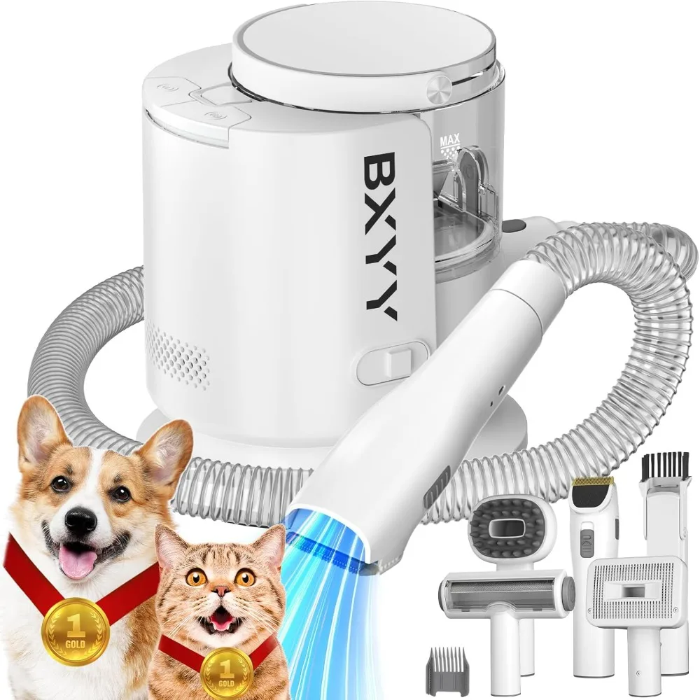 Pet Grooming Vacuum, Dog Hair Vacuum Groomer, Strong Pet Groomings Kit, Dog Grooming Kit, Vacuum Dog Vacuum Brush, Pet Grooming