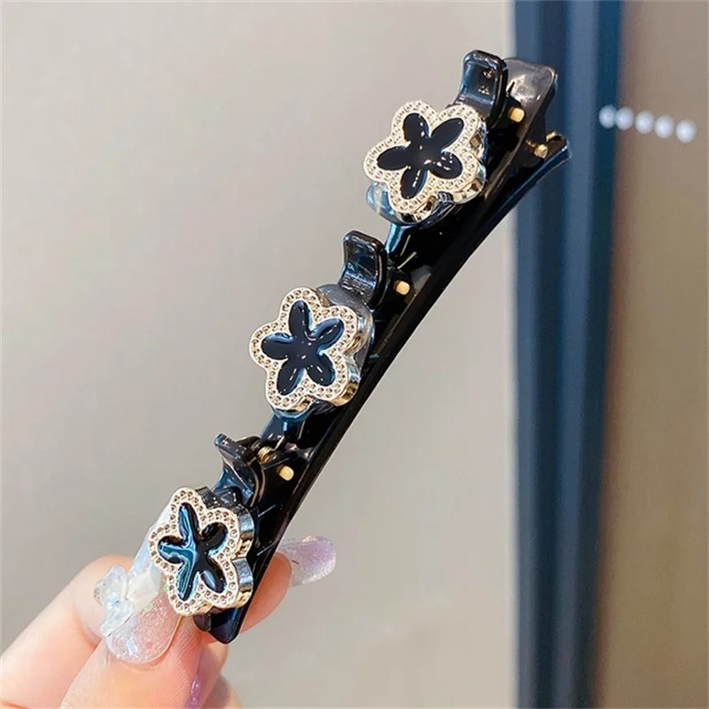 New Fashion Women Hairpins Korean Style Pearl Braided Hair Clip Side Headwear Girls Hair Accessories