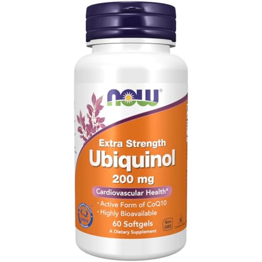 W Supplements Ubiquil 200 mg High Bioavailability the Active Form of CoQ10 60 Softgels