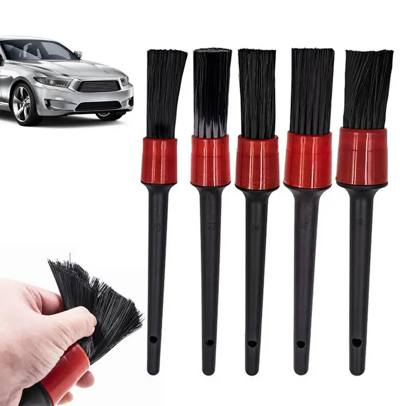 

5pcs Cars Cleaning Brushes Multi-Functional Auto Flexible Detailing Dusting Brushes Portable Cleaning Tool For Cars Maintenance