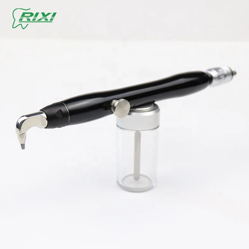 RIXI Dental Air Prophy Handpiece Unit & Aluminum Sandblasting Gun Polisher Dentistry Tools - Professional Dental Gear Unit