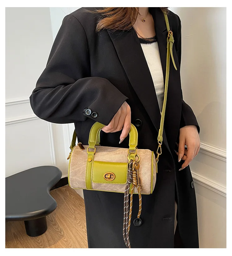 

Дизайнерская квадратная сумка 2025 года — женская зимняя сумка через плечо, минималистичная ретро-сумка со съемным ремешком