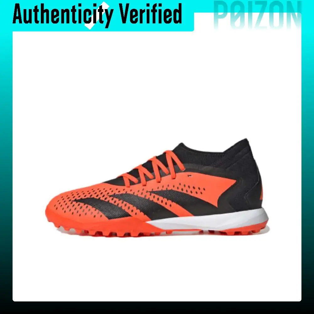 Adidas PREDATOR ACCURACY.3 Soccer Shoes Unisex Low Top Black/Orange GW4638