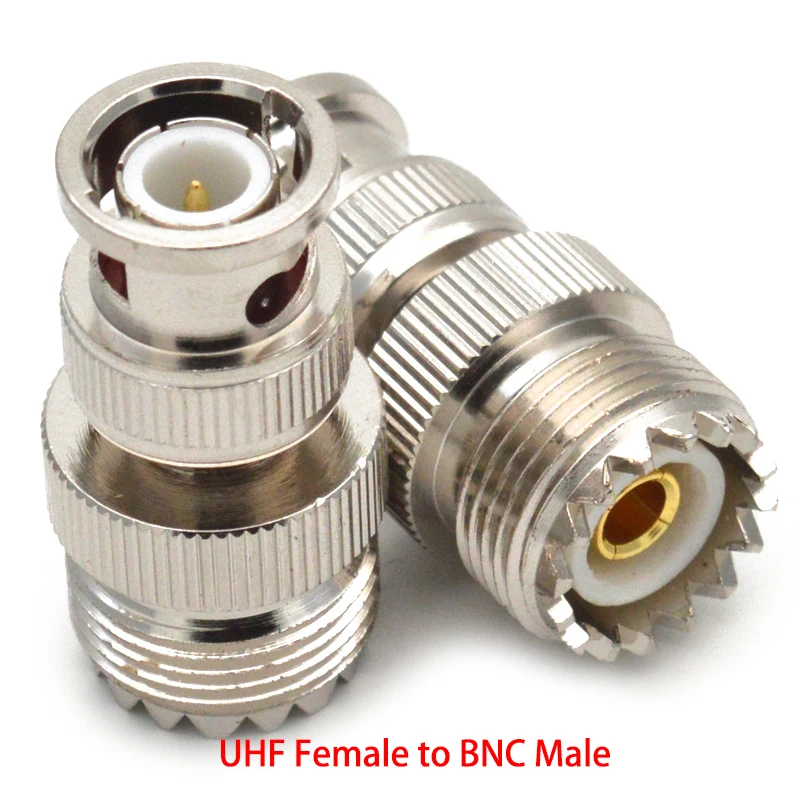 BNC-Stecker-Buchse auf UHF-PL259-Stecker-Buchse SO239-Buchse RF-Koaxialadapter Kupferanschluss für Radioantenne – Detail 4