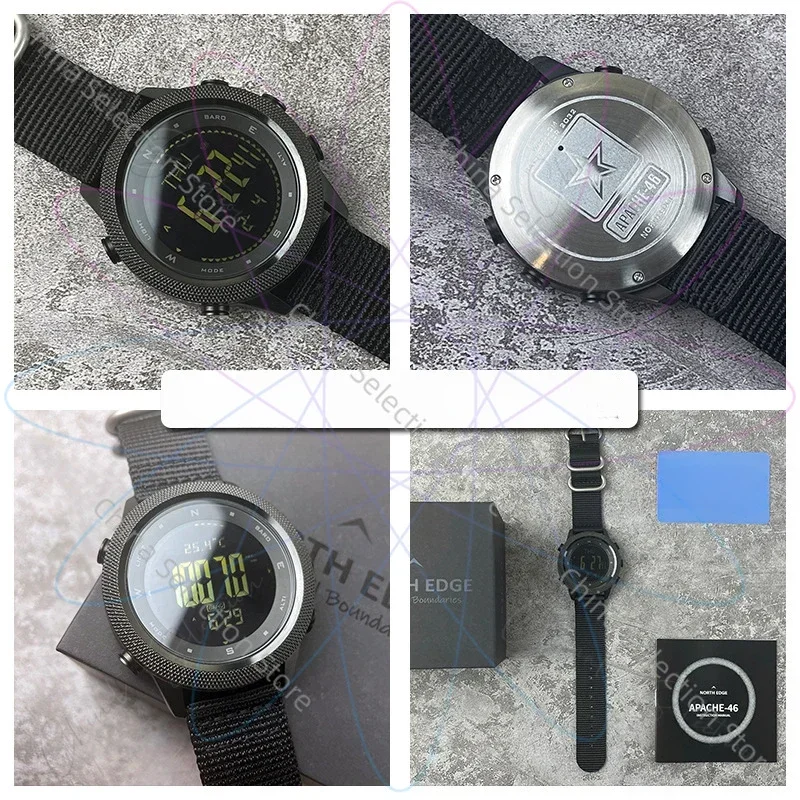 Outdoor Multifunctional Electronic Watch Height Stopwatch Metronome Air Pressure Temperature Compass Waterproof Sports Watch