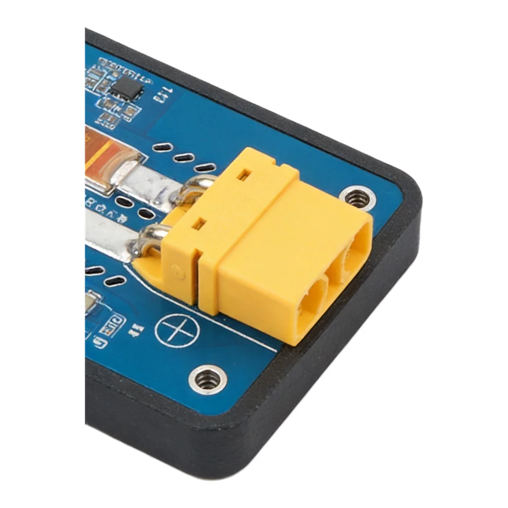 For XT90 Oriented Current Sensor Board INA228 0-100A Max 0-100V Input I2C Protocol PCB 86x54.5x19mm Black Options