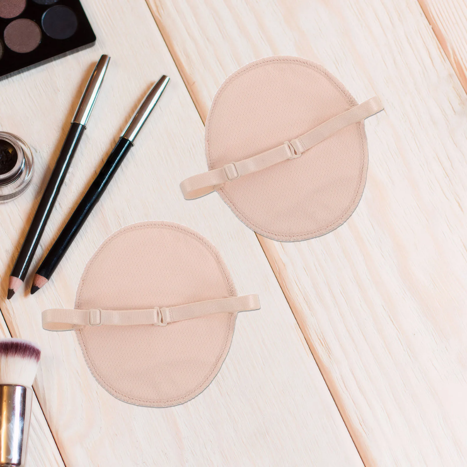 4 قطعة منصات العرق تحت الإبط لينة تنفس سريعة الجافة العسل تصميم قابلة لإعادة الاستخدام الإبط امتصاص العرق بقع منصات الإبط