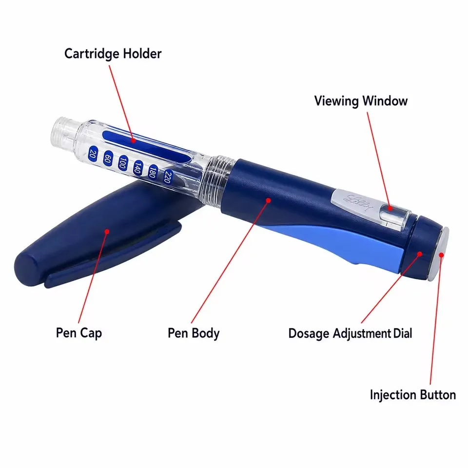 Professional 3ml Magic Pen Injector for Diabetes & Tattoo, Compatible with Youmilin Youmile Cartridges